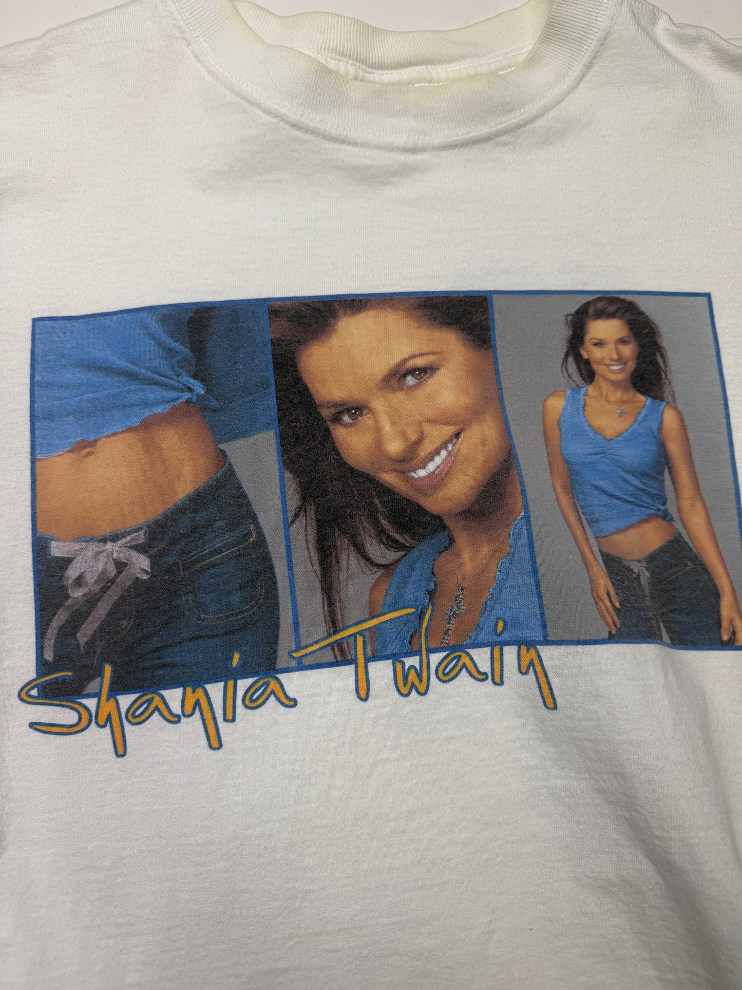 Vintage Y2K 2003 Shania Twain Up Tour Country Music T Shirt Size L
