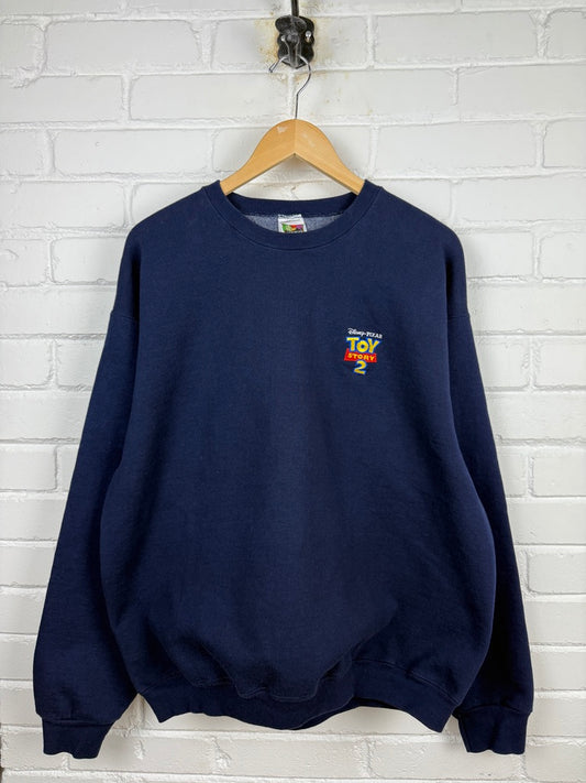 Vintage 90s Disney Pixar Toy Story 2 Embroidered Movie Promo Size XL