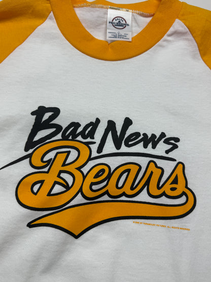 Vintage 2005 Bad News Bears Movie Promo Spellout Raglan T Shirt Size S