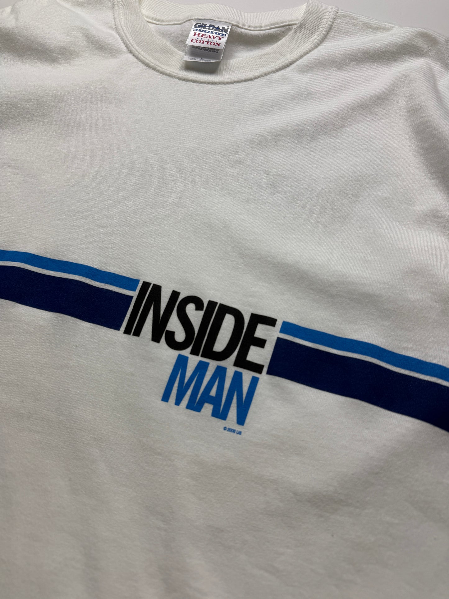2006 Inside Man Denzel Washington Movie Promo Title Hit Graphic T Shirt Size L
