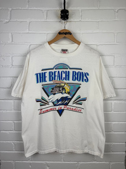 Vintage 1995 The Beach Boys Summer In Paradise Band Music T Shirt Size XL 90s
