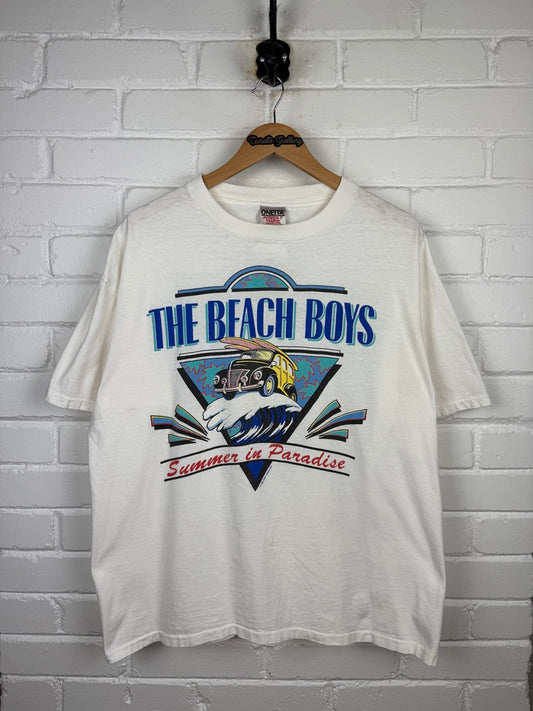 Vintage 1995 The Beach Boys Summer In Paradise Band Music T Shirt Size XL 90s