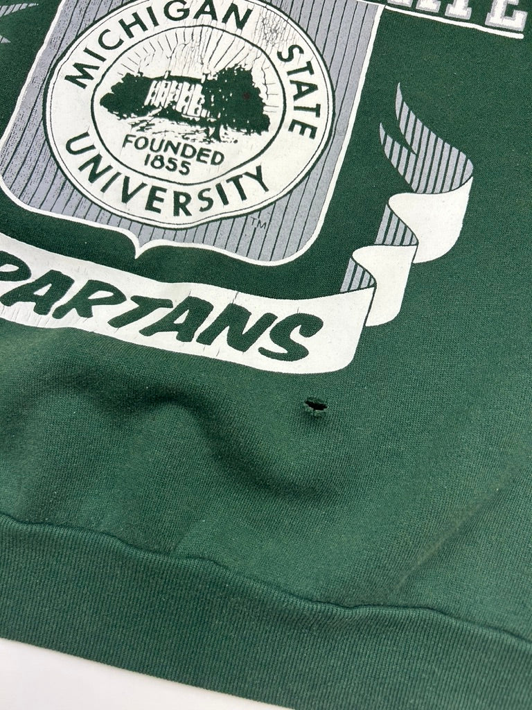 Vintage 60s/70s Michigan State Spartans Clliegate Crest Sweatshirt