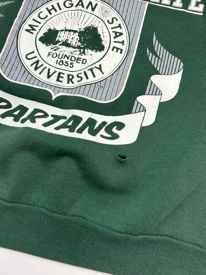 Vintage 60s/70s Michigan State Spartans Clliegate Crest Sweatshirt