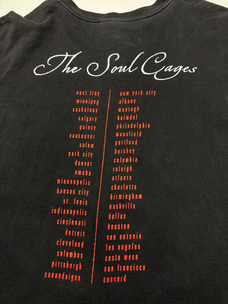 Vintage 1991 Sting The Soul Cages Tour Band Music T Shirt Size XL 90s