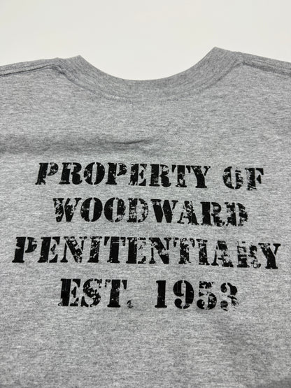 Vintage 2003 Gothika Property Of Woodward Penitentiary Movie Promo T Shirt Size XL