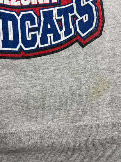 Vintage 1997 Arizona Wildcats NCAA Final 4 Basketball Crest Starter Sweatshirt Size XL