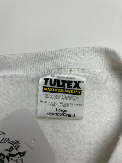 Vintage 1995 St Louis Rams Wrecking Crew Bettis Gilbert Caricature NFL Sweatshirt Size L 90s