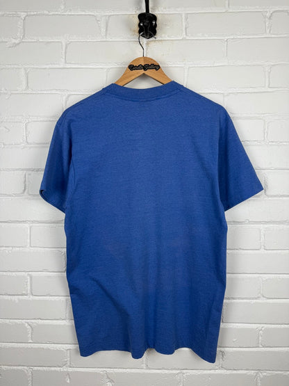 Vintage 1991 Duke Blue Devils National Champs NCAA Basketball March Madness T Shirt Size L 90s
