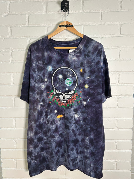 Vintage 1997 Grateful Dead Space Your Face Galaxy Tie-Dye Band Music T-Shirt Size XL 90s