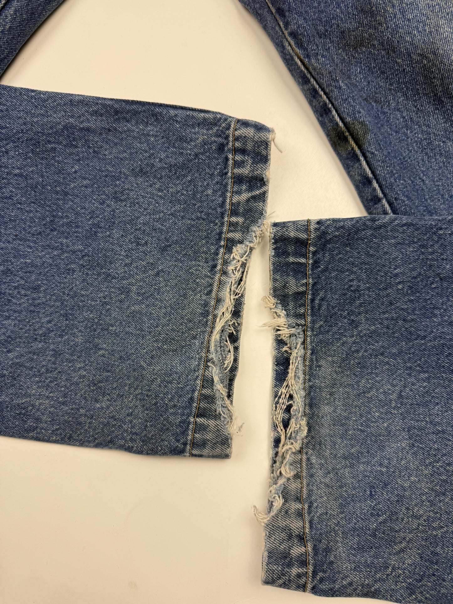 Vintage Y2K Phat Farm Carpenter Style Faded Stonewash Denim Jeans Size 30W