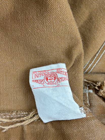 Vintage 1989 Carhartt Canvas 100 Year Anniversary Double Knee Pants Size 38W 80s