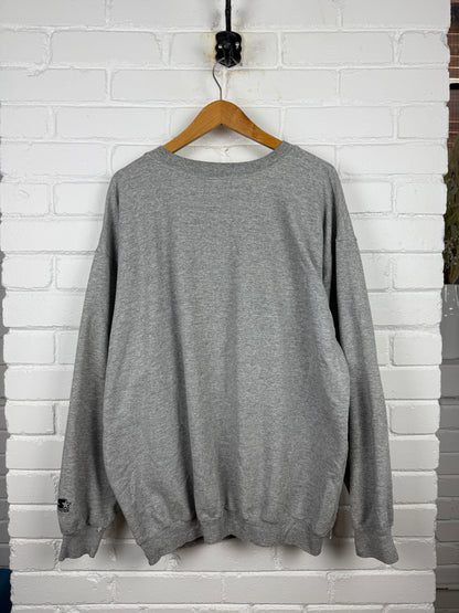 Vintage 1999 Hamilton Tiger Cats Arc Spell Out Starter Graphic Sweatshirt Size XL 90s