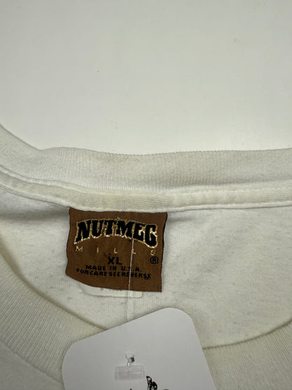Vintage 90s Boston Celctics NBA Same Game New Rules Nutmeg T Shirt Size XL
