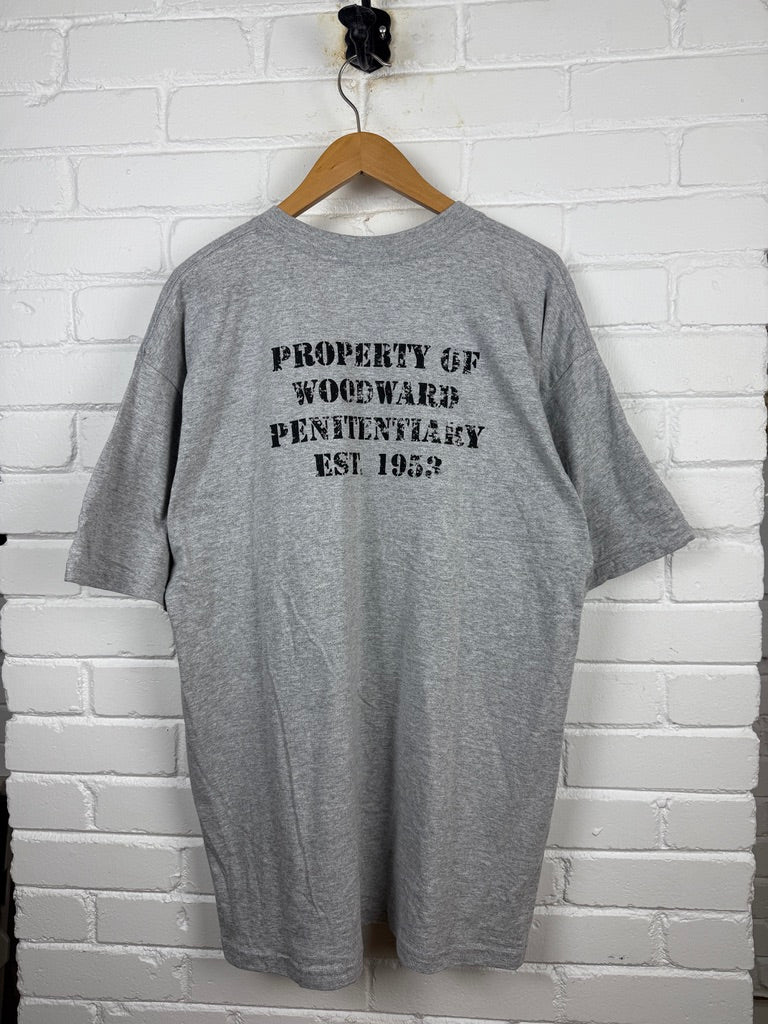 Vintage 2003 Gothika Property Of Woodward Penitentiary Movie Promo T Shirt Size XL