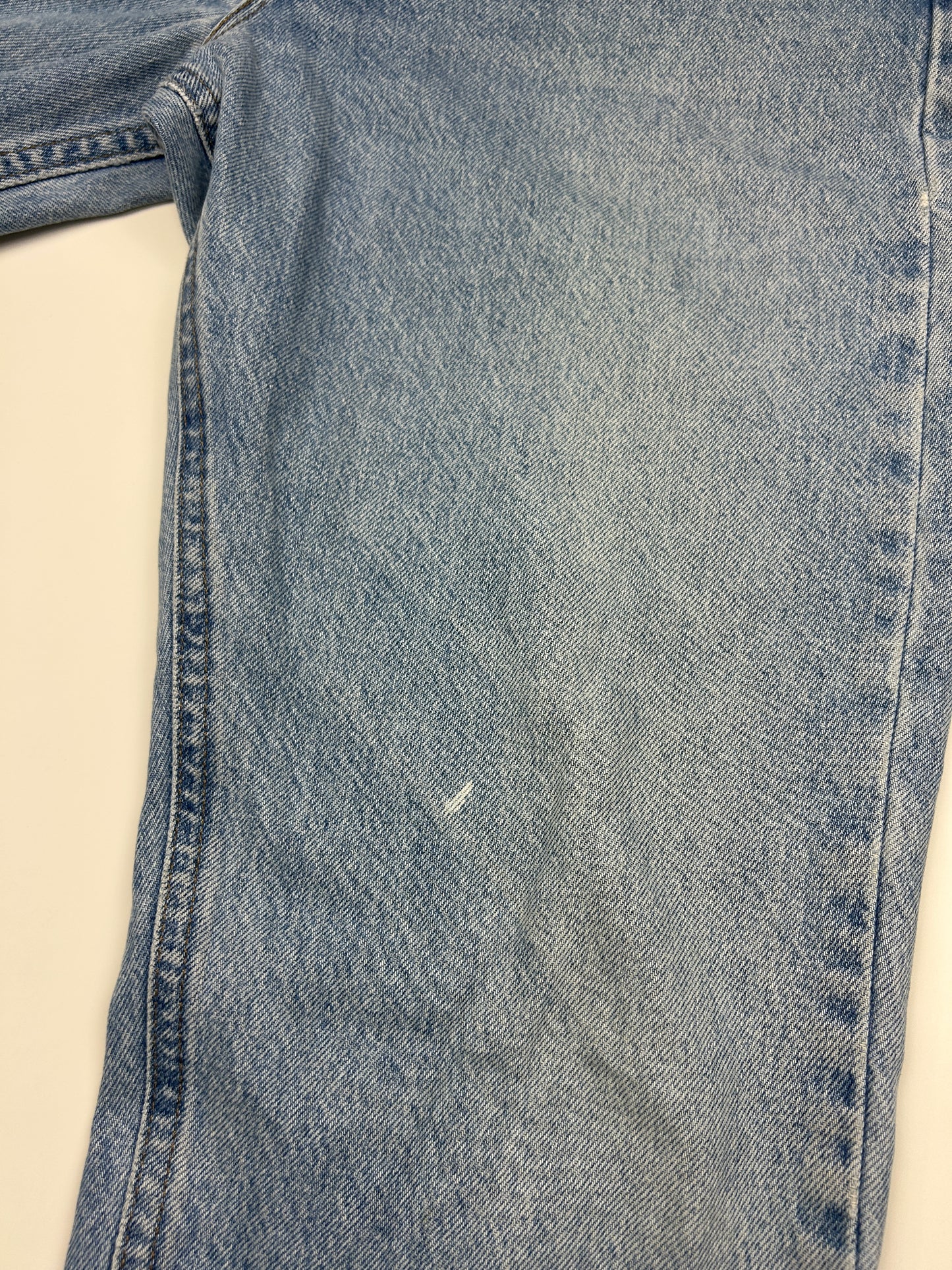 Carhartt Denim Work Wear Traditional Fit Light Stone Wash Pants Size 36W