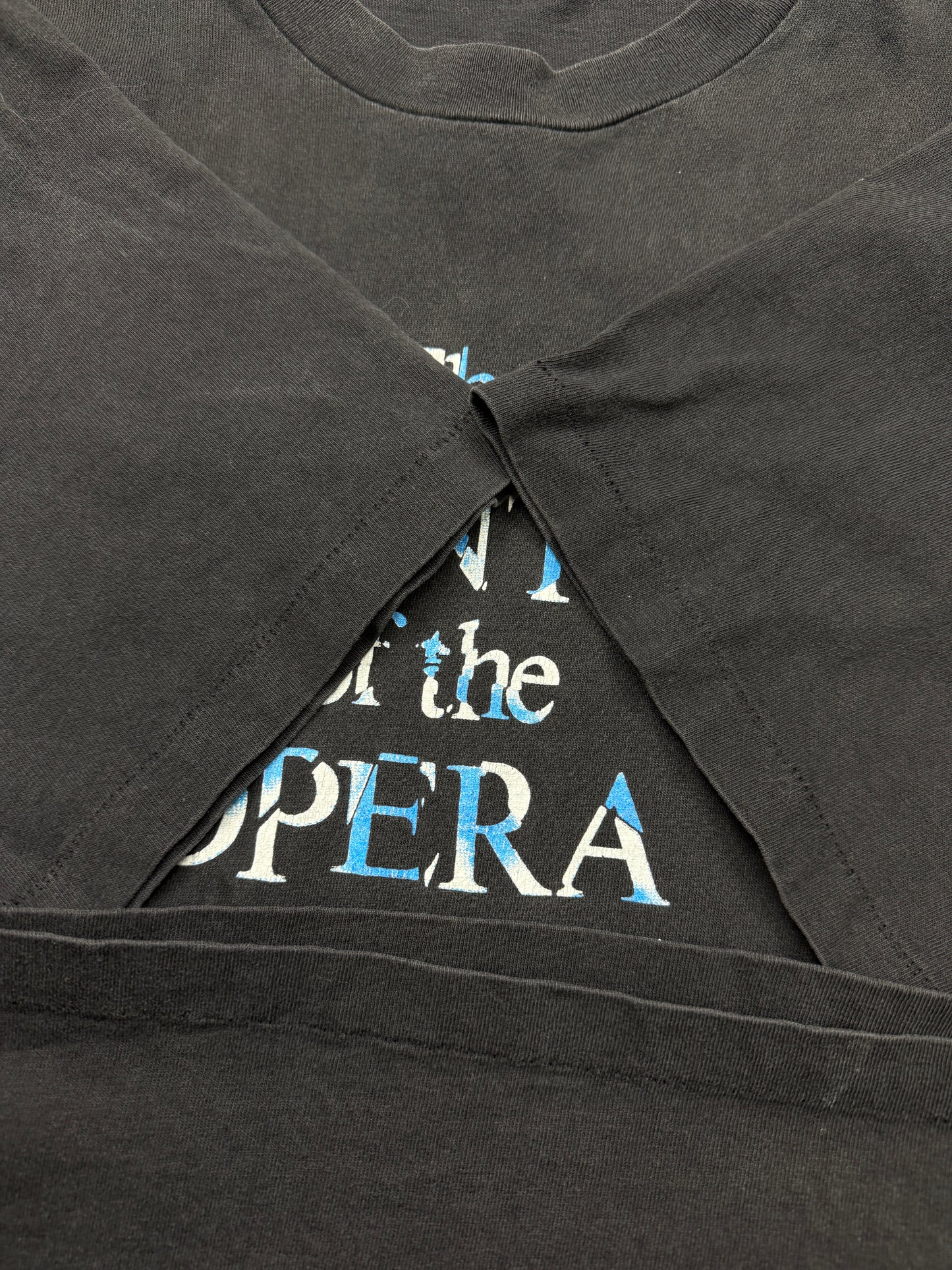 Vintage 90s The. Phantom Of The Opera Promo Graphic Musical T Shirt Size XL