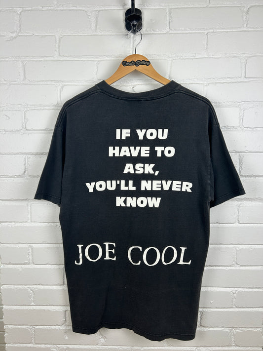 Vintage 90s Snoopy Joe Cool If You Have To Ask You'll Never Know Cartoon T Shirt Size L