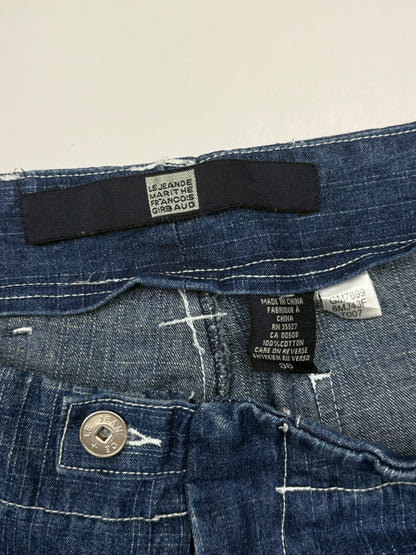 Vintage Y2K Marithe Francois Girbaud M+FG Baggy Cargo Denim Jeans Size 39W
