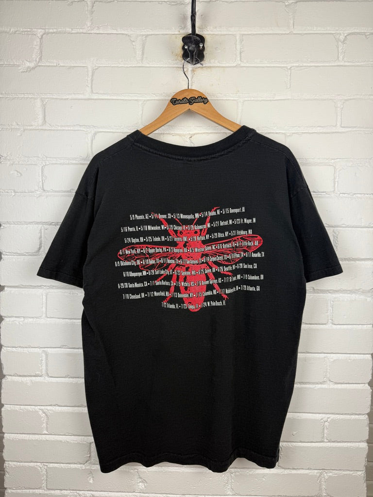 Vintage 1995 White Zombie Astro Creep 2000 Tour Metal Band Music T Shirt Size XL 90s