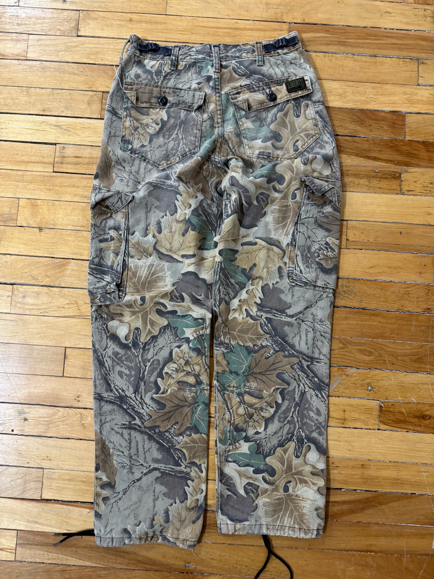 Vintage 90s Liberty Advantage Tree Camo Cargo Pant Size 29W
