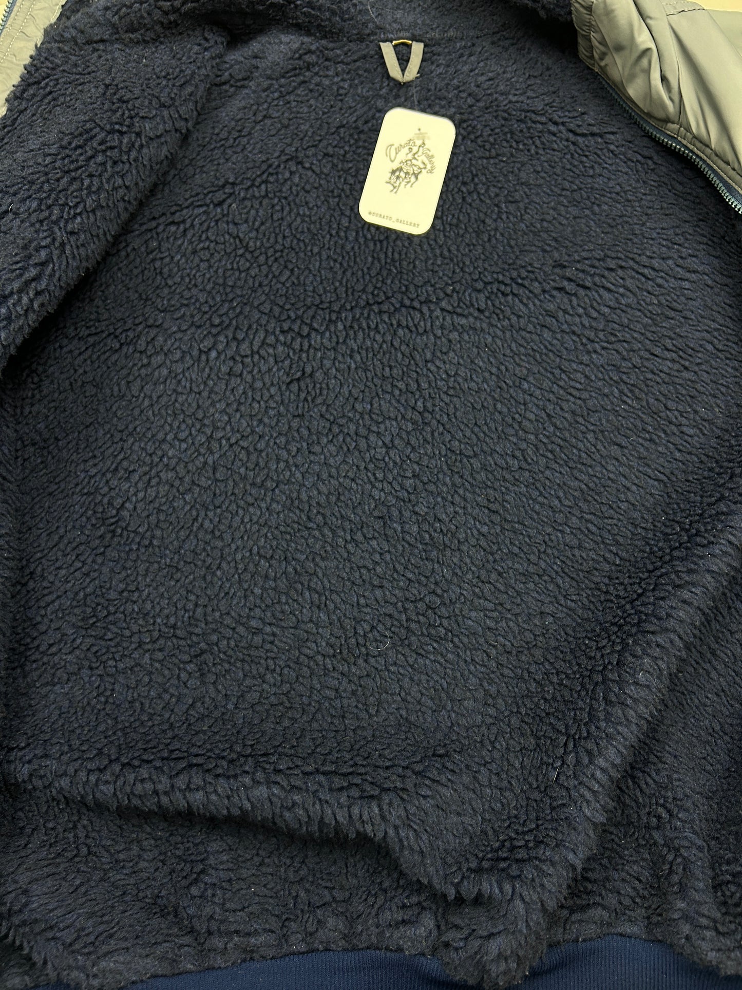 Vintage 80s/90s Patagonia Sherpa Lined Nylon Shell Bomber Jacket Size XL