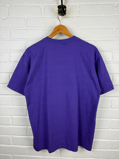 Vintage 90s Hercules Disney Animated Movie Promo Graphic T Shirt Size L