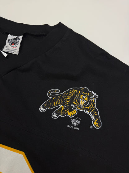 Vintage 1996 Hamilton Tiger Cats Number 96 Football Ravens T Shirt Jersey Size M