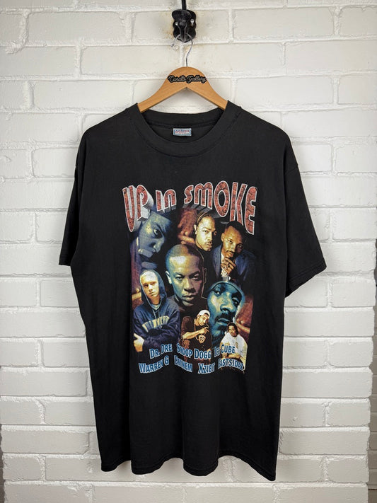 Vintage 2000 Up In Smoke Tour Eminem Dr Dre Snoop Dogg Ice Cube Rap T Shirt Size XL