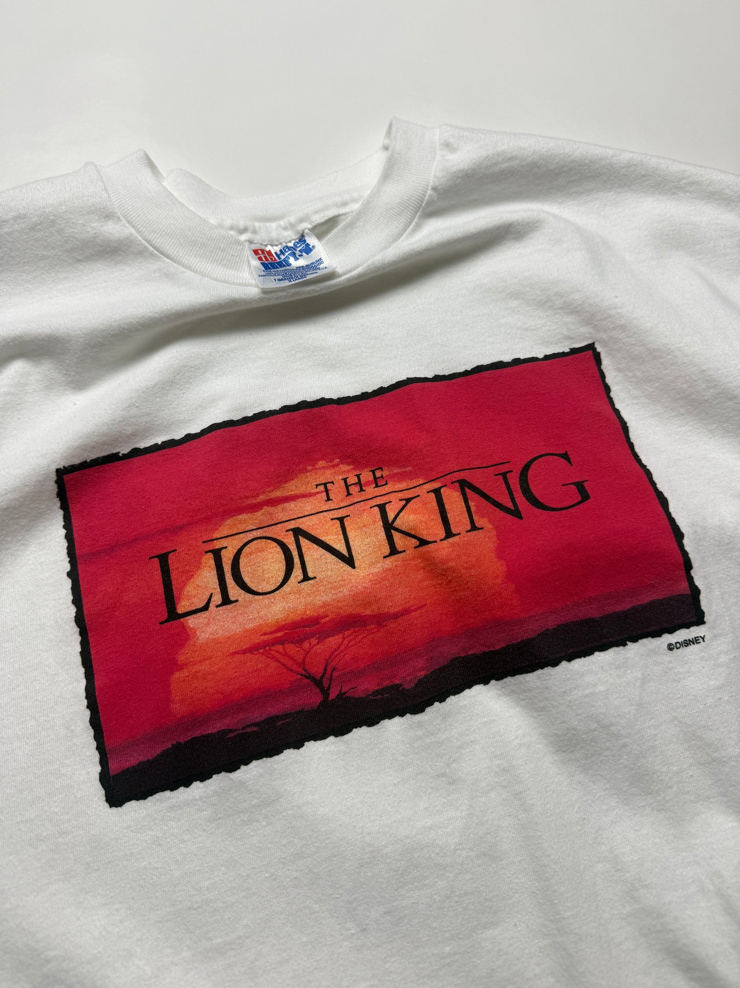 Vintage The Lion King Movie Promo T Shirt Size XL