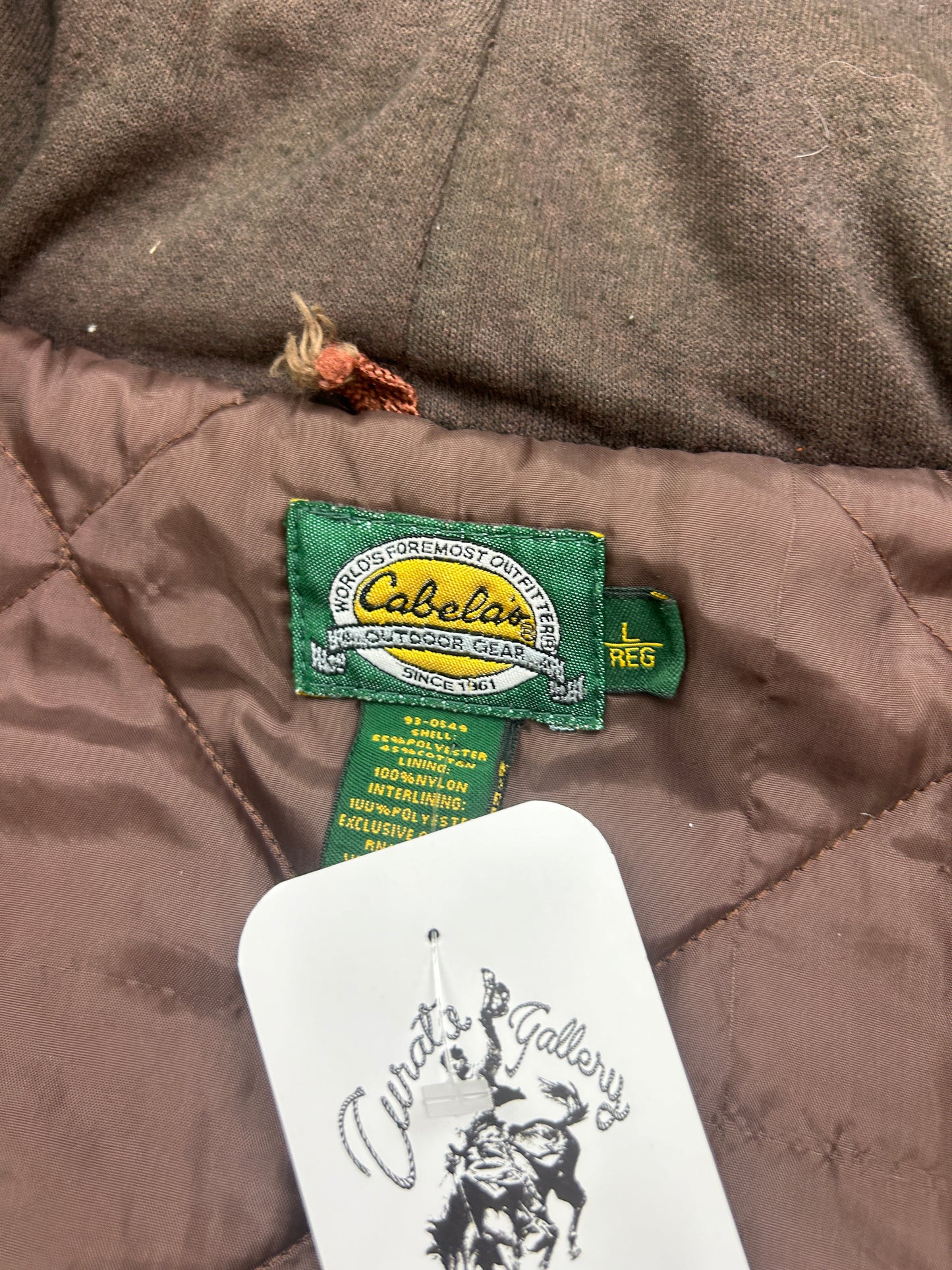 Cabelas Real Tree Camo Quilted Lined Insulated Hooded Bomber Jacket Size L