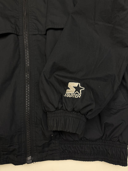 Vintage 90s Hamilton Tiger Cats Grey Cup Champions Embroidered Light Starter Jacket Size L