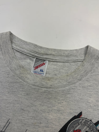 Vintage 1997 Mershons World Of Cars Exotic Ferrari Lots Viper Racing T Shirt Size XL 90s