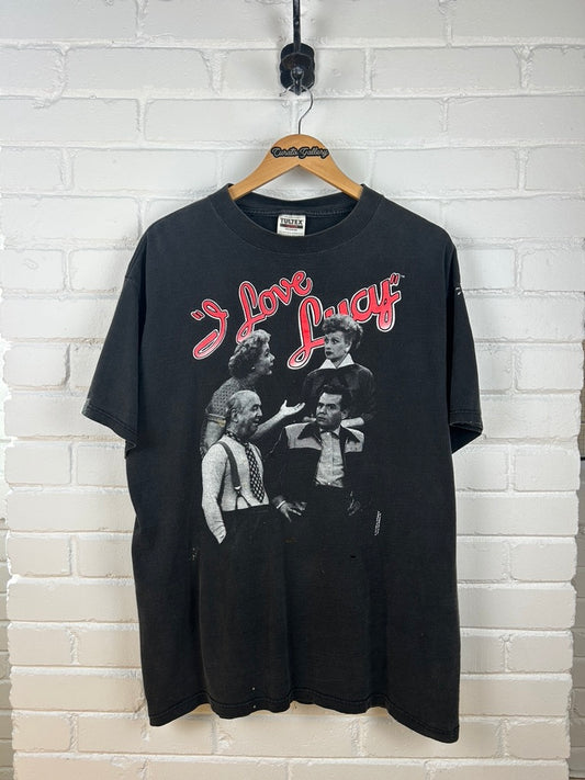 Vintage 1993 I Love Lucy Charcter Group Photo TV Promo T Shirt Size XL 90s