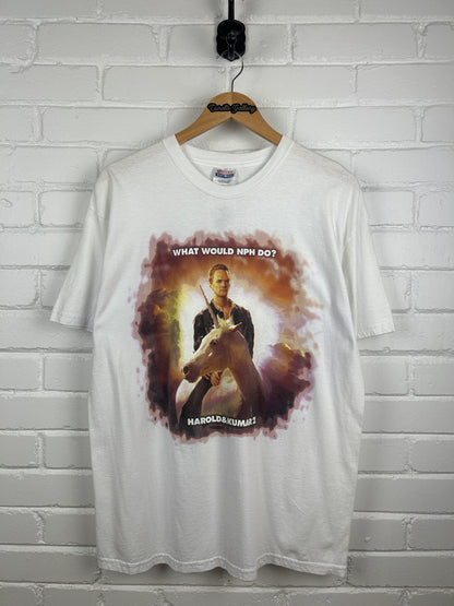 2008 Harold And Kumar 2 What Would NPH Do? Movie Promo T Shirt Size L