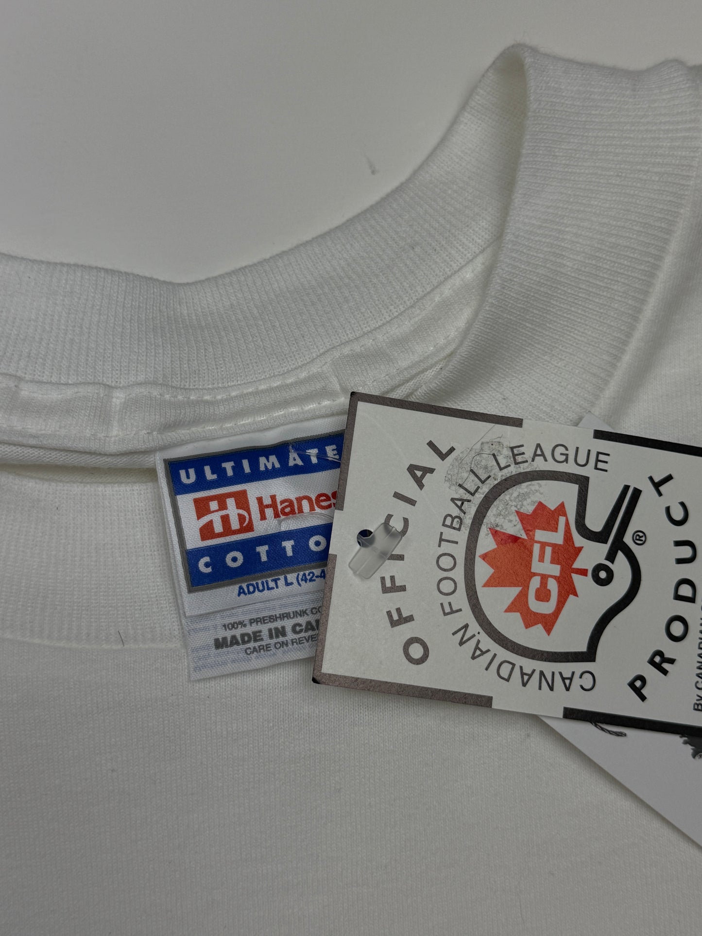 Vintage 90s Hamilton Tiger Cats Graphic Football T Shirt Size L