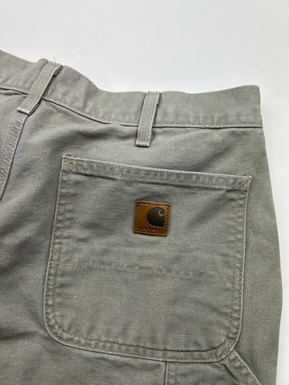 Vintage Carhartt Canvas Work Wear Carpenter Shorts Size 33W