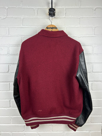 Vintage 80s/90s Reef Duluth Lounge Varsity Letterman Jacket Size L