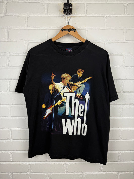 Vintage 2002 The Who In Memory Of John Entwistle Rock Band Music T Shirt Size L