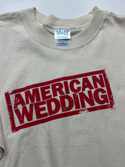 Vintage 2003 American Wedding Title Hit Movie Promo Graphic T Shirt Size XL