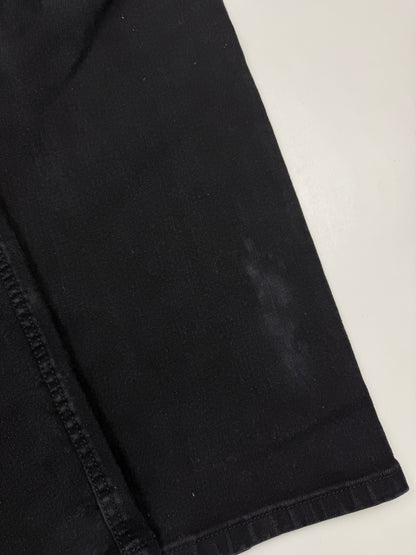 Harley Davidson Motorcycles Straight Jean Dark Black Denim Pants 38W