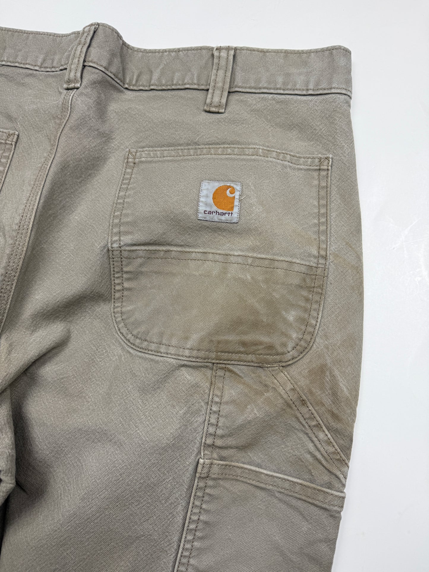 Carhartt Relaxed Fit Canvas Work Wear Carpenter Pants Size 36W