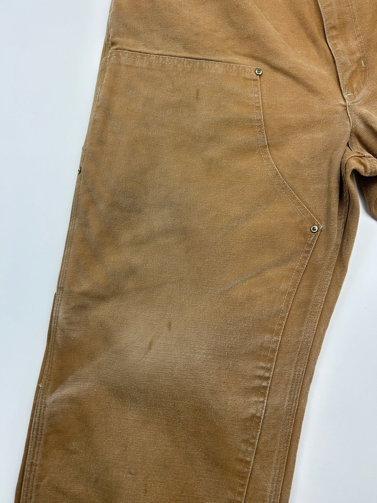 Vintage 1989 Carhartt Canvas 100 Year Anniversary Double Knee Pants Size 38W 80s