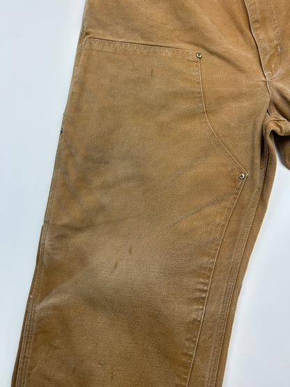 Vintage 1989 Carhartt Canvas 100 Year Anniversary Double Knee Pants Size 38W 80s