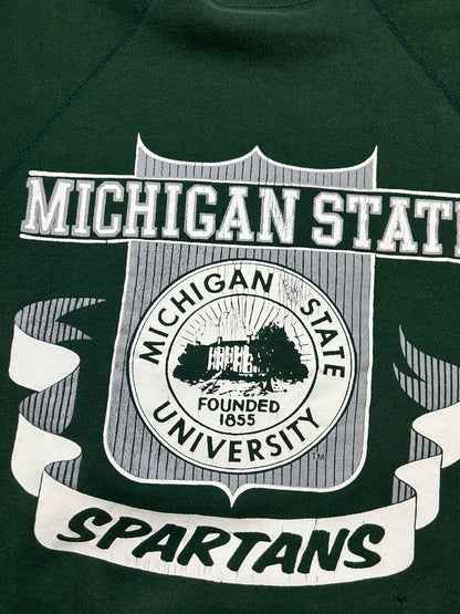 Vintage 60s/70s Michigan State Spartans Clliegate Crest Sweatshirt
