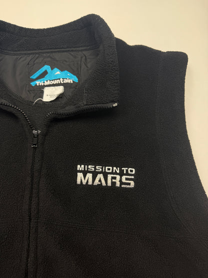 Vintage 90s Mission To Mars Movie Promo Embroidered Cast And Crew Fleece Vest Size L