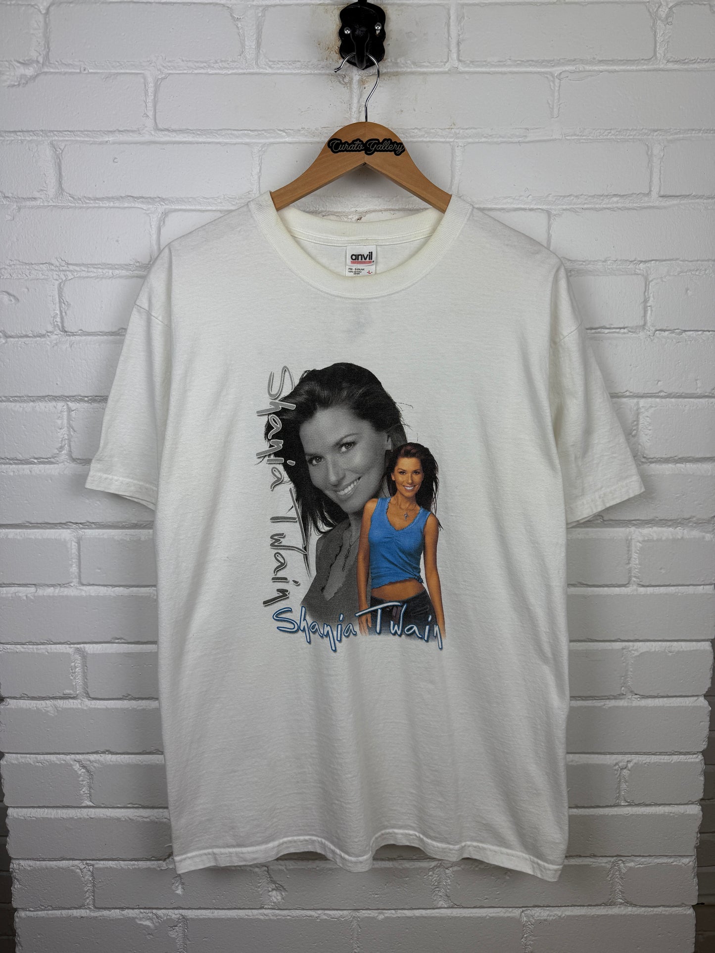 Vintage Y2K 2003 Shania Twain Up Tour Country Music T Shirt Size L