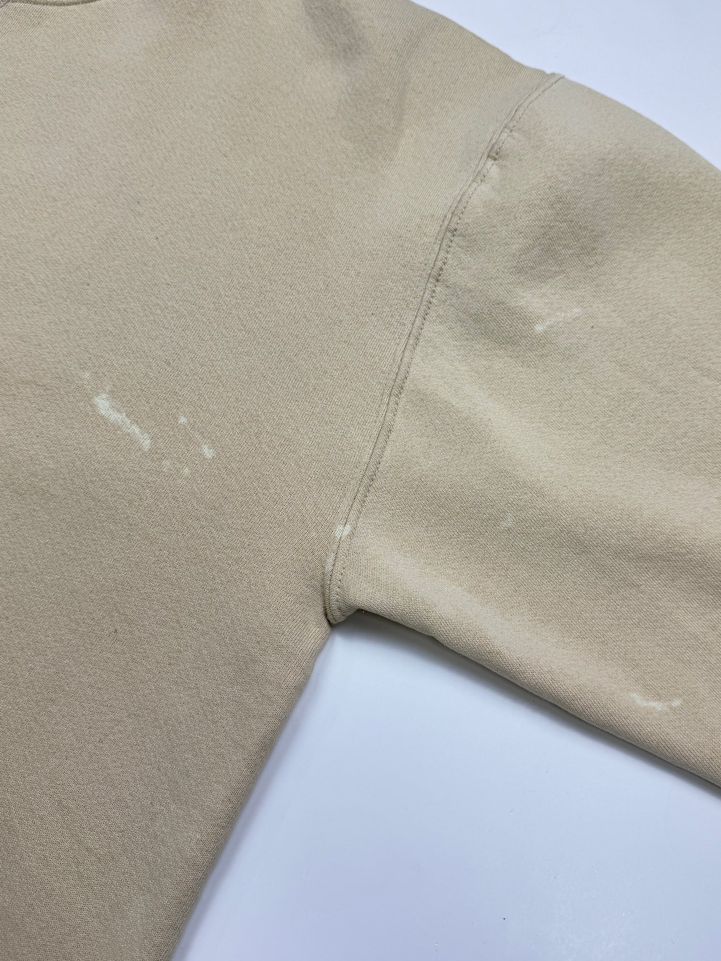 Russell Athletic Boxy Fit Blank Crewneck Sweatshirt Size XXL Cream
