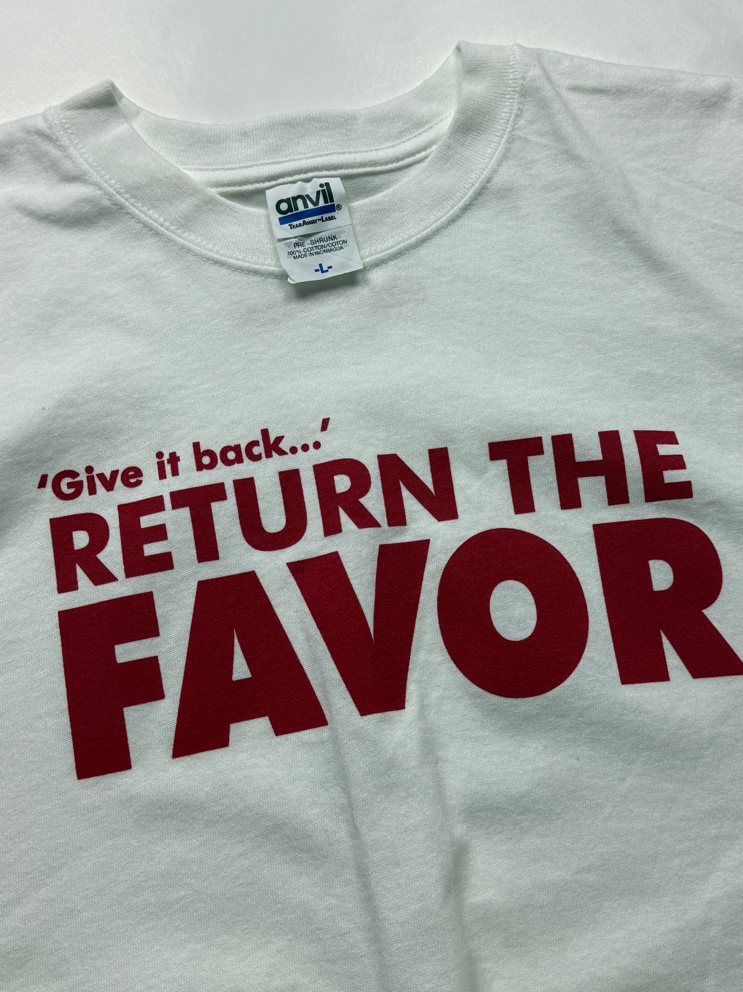 2009 I Love You Man Return The Favor Movie Graphic Promo T Shirt Size L