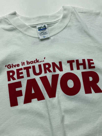2009 I Love You Man Return The Favor Movie Graphic Promo T Shirt Size L